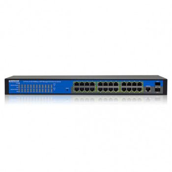 Switch Ethernet PoE PS5026G-2GS-24POE