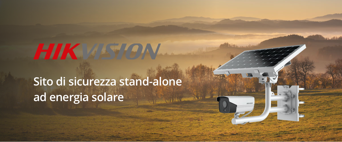 Telecamera Hikvision con pannello solare 4G: sicurezza ad energia solare -  Aikom Technology