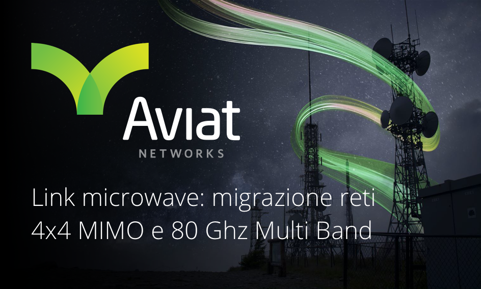 Aviat Networks: migrazione reti a 4×4 MIMO e link 80 GHz Multi-Band