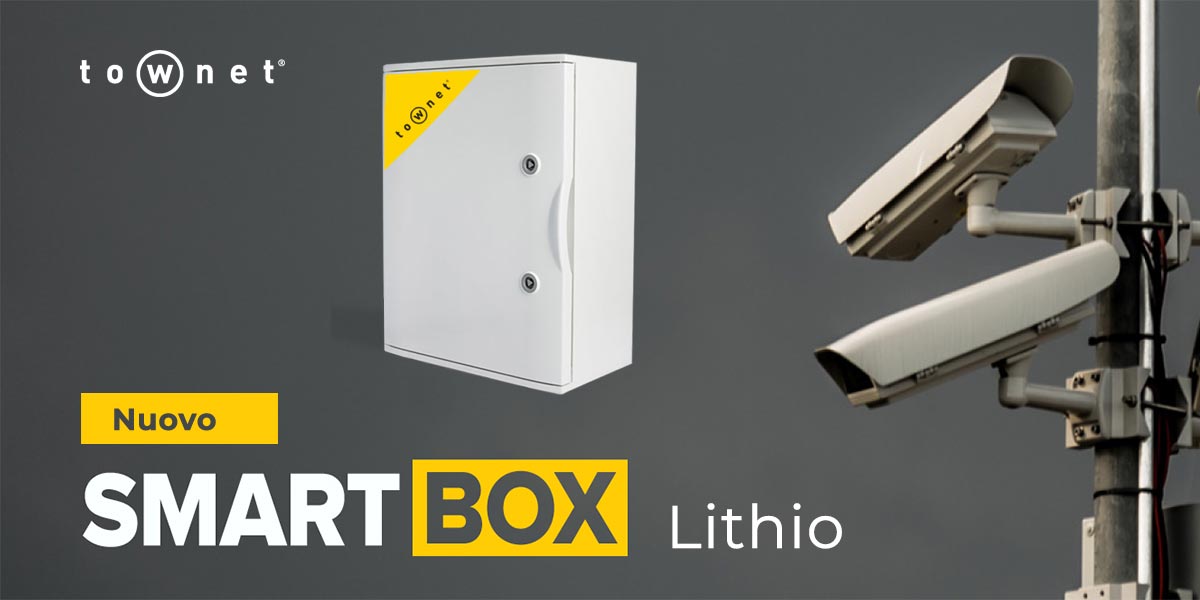 Smart Box Lithio è la nuova stazione di energia per videosorveglianza e wireless