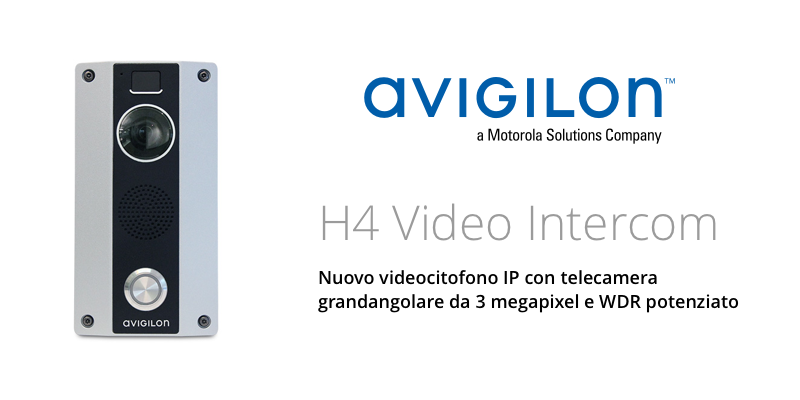Novità Avigilon: Videocitofono IP