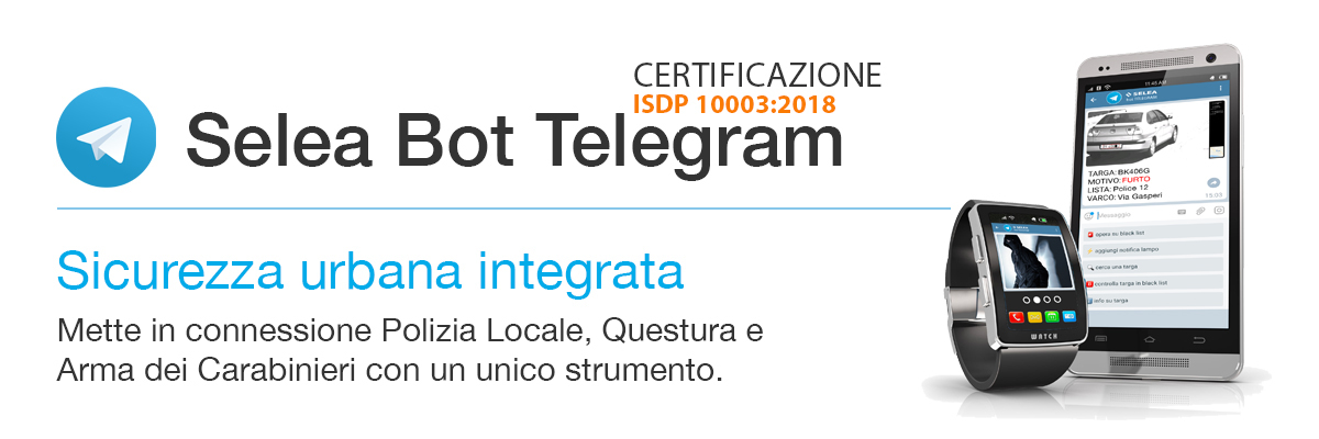 SELEA Bot: l’applicativo per la sicurezza urbana integrata