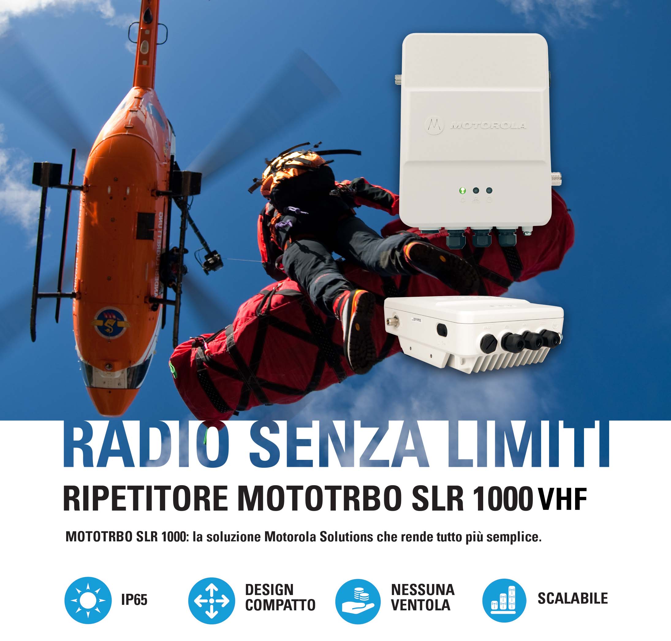 Prova il ripetitore SLR 1000 VHF