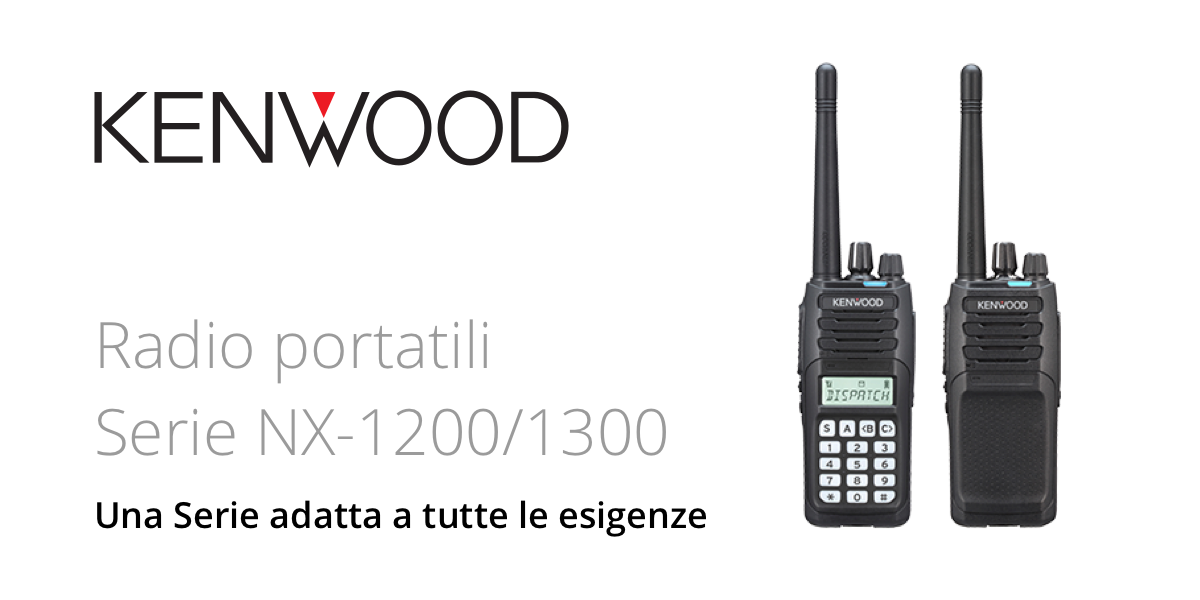 NX-1200 e NX-1300 Kenwood: i nuovi modelli radio