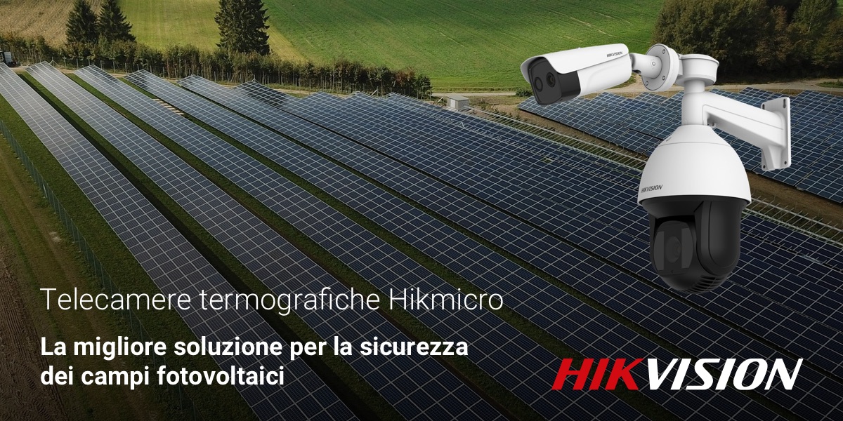 Applicazioni termografiche Hikmicro per campi fotovoltaici