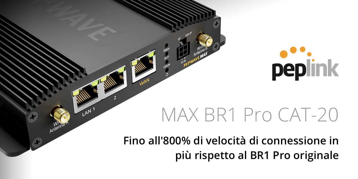 Nuovo Peplink MAX BR1 PRO CAT-20