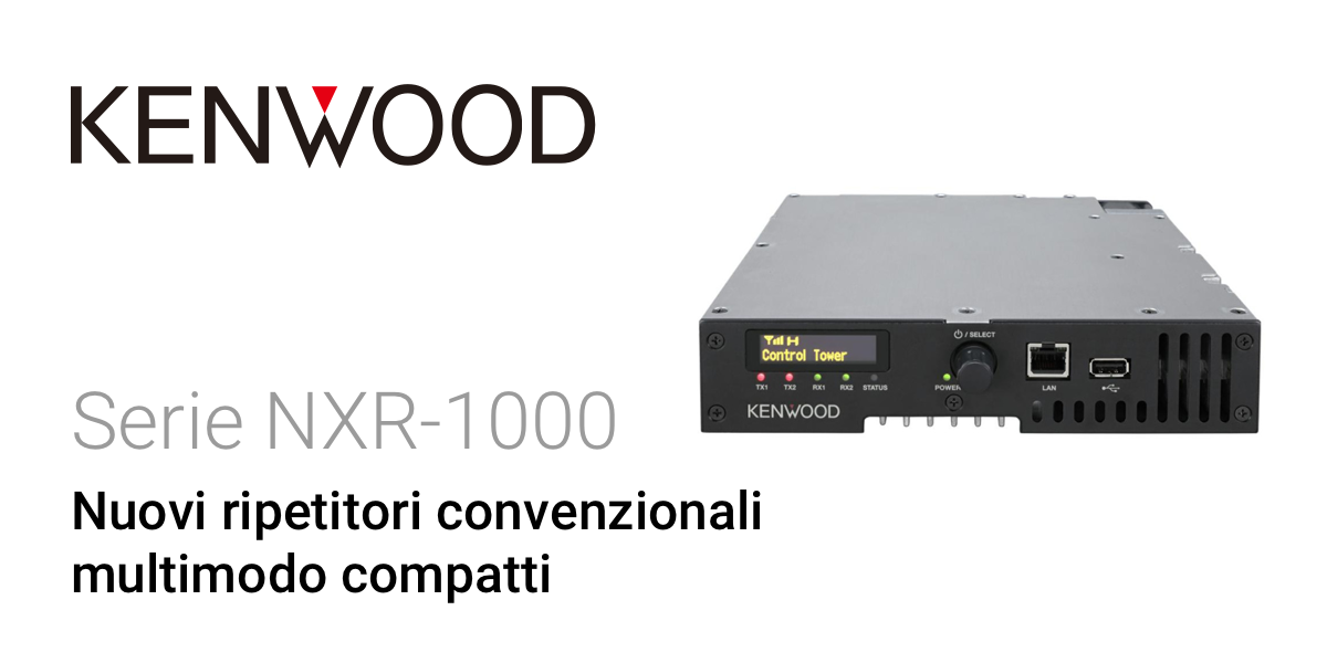 Nuovi ripetitori Kenwood serie NXR-1000