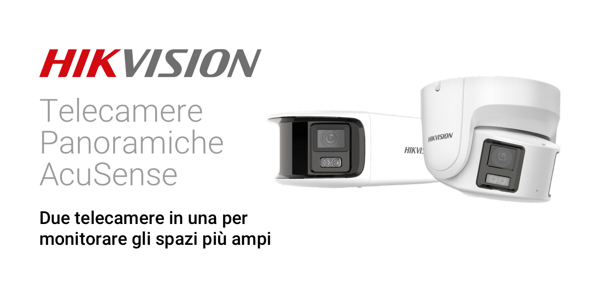 Nuove telecamere panoramiche AcuSense di Hikvision