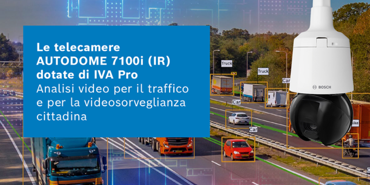 Scopri le nuove telecamere Bosch AUTODOME 7100i (IR) con Intelligent Video Analytics Pro