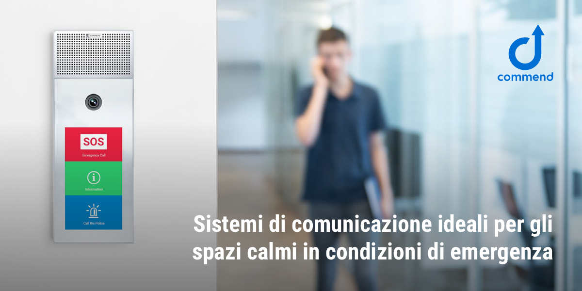 Sistemi interfonici Commend per lo “spazio calmo”: comunicazioni conformi alla EN-62820-2 e 3-2